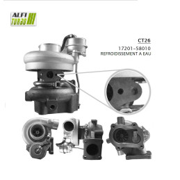 Turbo Toyota LANDCRUISER 3.4D 95  pk, 17201-58010, 1720158010